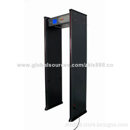 33 Zones Walk-through Metal Detectors, UPS for Outdoor Use
